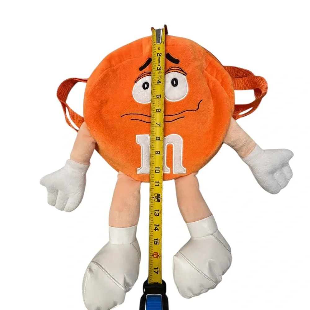 M&M'S Orange‎ Character Plush Backpack - Picture 4 of 5